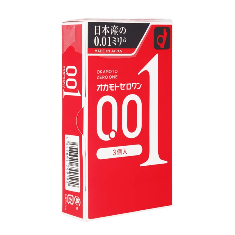 Okamoto - 0.01 極限超薄安全套 3枚 (Exp:2023/12)