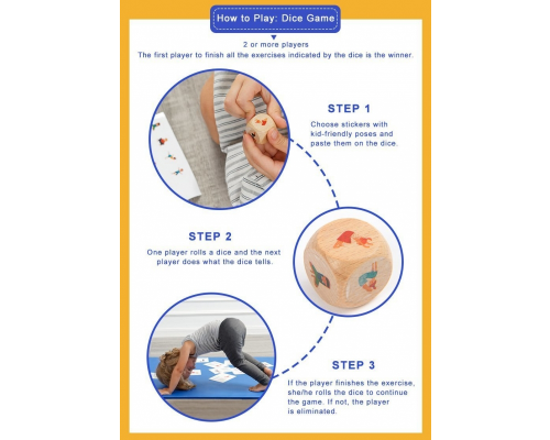 MiDeer - Yogi Cards - Yoga Activity Cards Game 瑜伽遊戲卡 - 平行進口