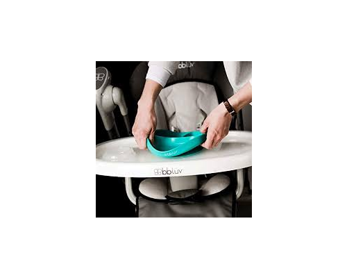 加拿大 BBLUV 矽膠餐盤和匙羹套裝 芥辣黃色