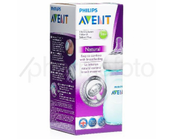 Philips Avent Natural PP 奶瓶 260毫升(9安士) 柔和色