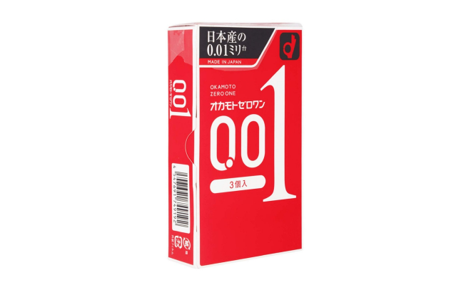 Okamoto - 0.01 極限超薄安全套 3枚 (Exp:2023/12)