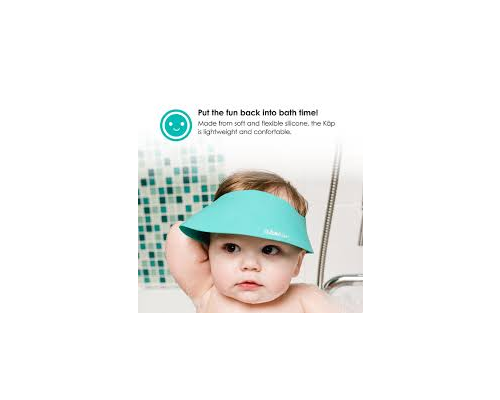 BBLUV 矽膠幼兒浴帽 粉藍色