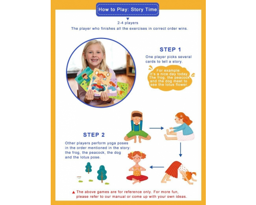 MiDeer - Yogi Cards - Yoga Activity Cards Game 瑜伽遊戲卡 - 平行進口