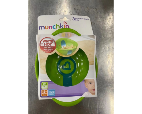 Munchkin 感溫幼兒餐碗（3件裝）