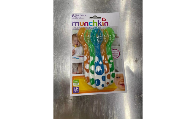 美國Munchkin 6件彩色叉匙套裝