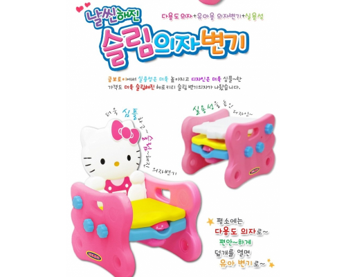 韓國 Kumbo 2合1 Hello Kitty 兒童訓練便器及兒童椅